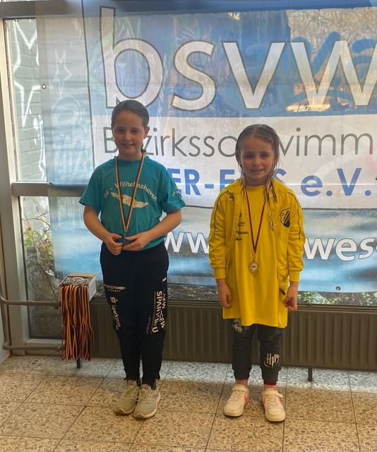 Lina Stein Platz 1 in 50m Freistil
